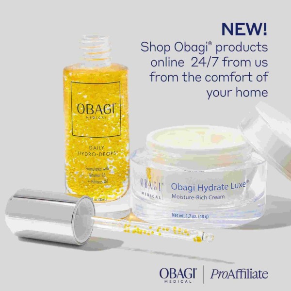 Obagi Vitamin C serum and Elastiderm eye cream medical-grade skincare in Hot Springs AR
